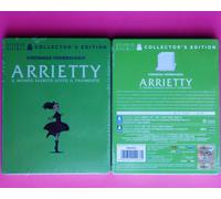 studio ghibli arrietty blu ray + dvd steelbook metal box karigurashi yonebayashi