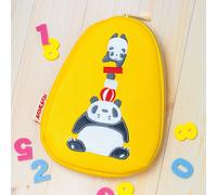 Studio Ghibli giapponese Panda Go Panda Die Cut Bored Pouch Giallo Nuovo