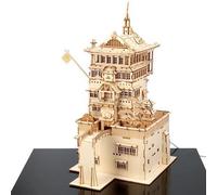 Studio Ghibli La città incantata Aburaya 3D Puzzle Bagno Ki-gu-mi LED Light...