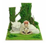 Studio Ghibli mini Princess Mononoke: San and Wild Dog Papercraft IMPORTAZION...