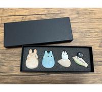 Studio Ghibli My Neighbor Totoro Shigaraki Ware set di 4 bacchette di riposo