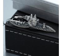 Studio Ghibli My Neighbor Totoro Tie Pin Leaf Acorn Silver Accessory Made Japan