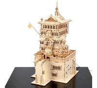 Studio Ghibli Spirited Away Aburaya Puzzle 3D Bathhouse ki-gu-mi LED Light Wood