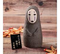 Studio Ghibli Spirited Away No-Face Kaonashi statuina ceramica Shigaraki Ware