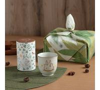 Studio Ghibli TOTORO Tazza da tè Ghianda Tè Furoshiki Gift Set My Neighbor...
