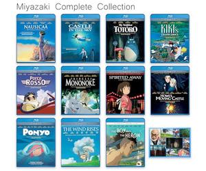 Studio Ghibli's - Hayao Miyazaki Complete 11 Film "Directorial Masterpiece" Bluray Collection: Castle in the Sky / My Neighbor Totoro / Il ragazzo e l'airone / + 8 altro!! / + + Bonus Art Card