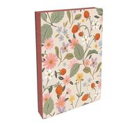 Studio Oh! Diario medio con rilegatura copta, bacche in fiore, 16,5 x 21,9 cm, copertina rigida con opere d'arte a colori, 192 pagine a righe, peso carta 100 g/m², rilegatura piatta per scrivere