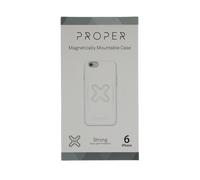 STUDIO PROPER Cover Per Telefono Magnetico Per iPhone 6 Space Grey Bianco NEW