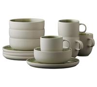 Studio Round North Brunch - Set da 12 pezzi, colore: bianco opaco