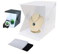 STUDIO SET FOTOGRAFICO PORTATILE GRANDE LIGHT BOX CON LUCI LED