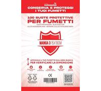 studio supernova - 100 buste protettive manga 3 (15,0 x 19,0)