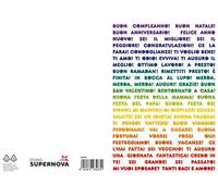 studio supernova - Biglietto d'auguri in cartoncino - Generico Tutto - BA08