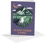 studio supernova - Biglietto d'auguri in cartoncino - Gioco Avventura - BA05