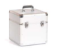 Studio X DJ 12" Vinyl Record Collection Flight Case Argento 100 Posti