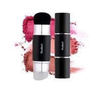 Studio17 Pennello doppio in silicone per fard | Pennello per trucco con punta in silicone per contouring