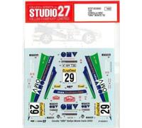 STUDIO27 1/24 TOYOTA COROLLA WRC "OMV" MONTE '02 per decalcomania TAMIYA DC550C