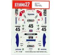 STUDIO27 1/24 TOYOTA COROLLA WRC V-RALLY #45 GB '99 per decalcomania TAMIYA D...