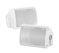 STUDIOFINIX 6.5 Pollici Parete Montaggio Altoparlanti 2 Way Passivi Outdoor Speakers System-400W/Pair, Heavy Duty ABS Materiale per Patio Home Garage Poolside (Bianco)