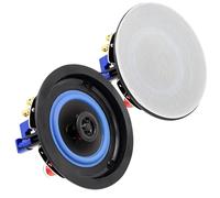 STUDIOFINIX Altoparlanti passivi HCS418 da 160 Watt a 2 vie, montaggio a soffitto a parete, ideali per bagno, cucina, soggiorno, ufficio (2 altoparlanti)