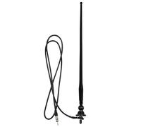 STUDIOFINIX Waterproof Marine Radio Antenna- Rubber Duck Dipole Flexible Mast FM AM Antenna for Boat, Radio, Car, ATV, UTV, SPA（BLACK）
