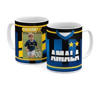 StudioPixelStore Tazza Personalizzata - Idea Regali Personalizzati - Mug Personalizzabile con Squadre del Campionato Italiano - Tazze in Ceramica per la Colazione - (Tifosi Interisti PHOTO)