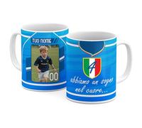 StudioPixelStore Tazza Personalizzata - Idea Regali Personalizzati - Mug Personalizzabile con Squadre del Campionato Italiano - Tazze in Ceramica per la Colazione - (Tifosi Napoli PHOTO)