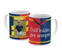 StudioPixelStore Tazza Personalizzata - Idea Regali Personalizzati - Mug Personalizzabile con Squadre del Campionato Italiano - Tazze in Ceramica per la Colazione - (Tifosi Genoani PHOTO)