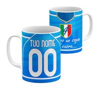 StudioPixelStore Tazza Personalizzata - Idea Regali Personalizzati - Mug Personalizzabile con Squadre del Campionato Italiano - Tazze in Ceramica per la Colazione - (Tifosi Napoli)
