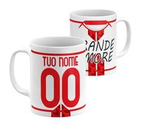 StudioPixelStore Tazza Personalizzata - Idea Regali Personalizzati - Mug Personalizzabile con Squadre del Campionato Italiano - Tazze in Ceramica per la Colazione - (Tifosi Bari)