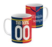 StudioPixelStore Tazza Personalizzata - Idea Regali Personalizzati - Mug Personalizzabile con Squadre del Campionato Italiano - Tazze in Ceramica per la Colazione - (Tifosi Genoani)