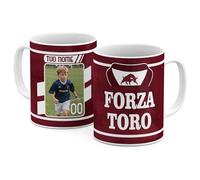 StudioPixelStore Tazza Personalizzata - Idea Regali Personalizzati - Mug Personalizzabile con Squadre del Campionato Italiano - Tazze in Ceramica per la Colazione - (Tifosi Torino PHOTO)