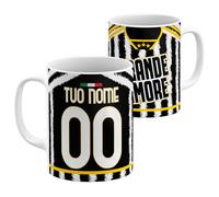 StudioPixelStore Tazza Personalizzata - Idea Regali Personalizzati - Mug Personalizzabile con Squadre del Campionato Italiano - Tazze in Ceramica per la Colazione - (Tifosi Juventini2)