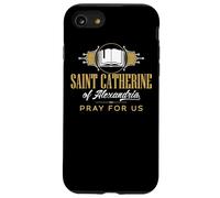 Studiosi bibliotecari cattolici santa Caterina d'Alessandria Custodia per iPhone SE (2020) / 7/8