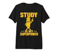 Studious Pencil Learning Strength Student Design Maglietta Premium