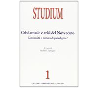 Studium (2013). Vol. 1 - Zamagni S. (cur.)