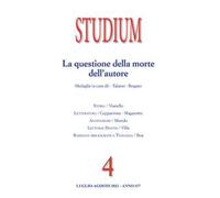 Studium (2021). Vol. 4: La questione della morte dell'autore