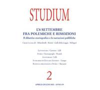 Studium (2023). Vol. 2: L' 8 settembre fra polemiche e rimozioni. Il dibattito storiografico e le narrazioni pubbliche