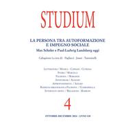 Studium. La persona tra autoformazione e impegno sociale. Max Scheler e Paul-Ludwig Landsberg oggi (2024) (Vol. 4)