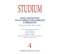 Studium (2025). Vol. 4: Jane Austen 250: un classico tra passato e presente