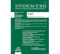 Studium iuris. Rivista per la formazione delle professioni giuridiche (2025) (Vol. 2)