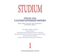 Studium iuris. Rivista per la formazione delle professioni giuridiche (2026). Vol. 1: Italia 1936. L'ultimo effimero impero