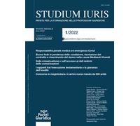 Studium iuris. Rivista per la formazione nelle professioni giuridiche (2022). Vol. 1