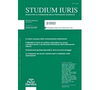 Studium iuris. Rivista per la formazione nelle professioni giuridiche (2022). Vol. 2