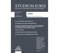 Studium iuris. Rivista per la formazione nelle professioni giuridiche (2022). Vol. 4