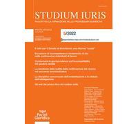 Studium iuris. Rivista per la formazione nelle professioni giuridiche (2022). Vol. 5