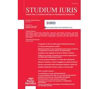 Studium iuris. Rivista per la formazione nelle professioni giuridiche (2023). Vol. 3