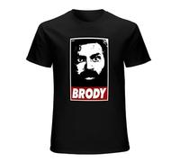 STUDO&PCRA Bruiser Brody American Professional Wrestler Men Graphic T Shirts Black XL