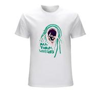 STUDO&PCRA Men's all Them Witches ATW Skull T-Shirts White L
