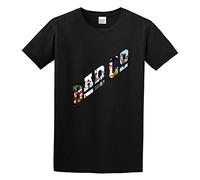 STUDO&PCRA Men's *Bad Co Bad Company English Legend T-Shirts Black M