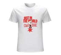STUDO&PCRA Men's Best in The World Cm Punk Graphic Unisex Top Shirt T-Shirts White L